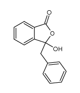 3-benzyl-3-hydroxybenzoisofuran-1-one结构式