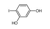 4-iodobenzene-1,3-diol Structure