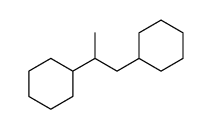 1-cyclohexylpropan-2-ylcyclohexane Structure