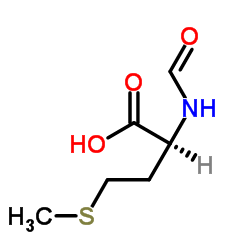 N-甲醯甲硫胺酸结构式
