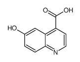6-Hydroxy-4-quinolinecarboxylic acid Structure