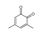 3,5-dimethylcyclohexa-3,5-diene-1,2-dione结构式