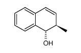 (-)-(1S,2R)-2-methyl-1,2-dihydro-1-naphthol结构式