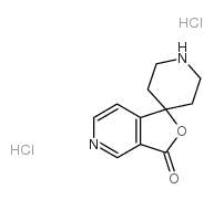 螺[呋喃并[3,4-c]吡啶-1(3H),4’-哌啶]-3-酮盐酸盐结构式