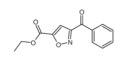 ethyl 3-benzoyl-1,2-oxazole-5-carboxylate结构式