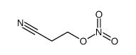 2-Cyanoethyl nitrate Structure