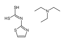 N,N-diethylethanamine,1,3-thiazol-2-ylcarbamodithioic acid结构式