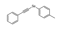 1-methyl-4-(2-phenylethynylselanyl)benzene结构式