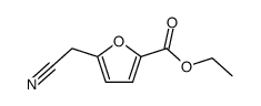 5-(氰甲基)呋喃-2-羧酸乙酯结构式