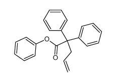 phenyl 2,2-diphenyl-4-pentenoate Structure