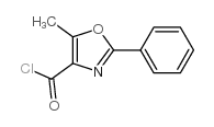 5-甲基-2-苯基-噁唑-4-甲酰氯结构式