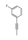 BENZENE, 1-FLUORO-3-(1-PROPYN-1-YL)- Structure