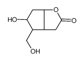 5-HYDROXY-4-(HYDROXYMETHYL)HEXAHYDRO-2H-CYCLOPENTA[B]FURAN-2-ONE structure