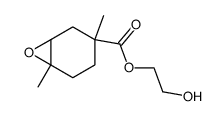 3,6-Dimethyl-7-oxa-bicyclo[4.1.0]heptane-3-carboxylic acid 2-hydroxy-ethyl ester Structure