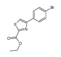 4-(4-溴苯基)噻唑-2-甲酸乙酯结构式