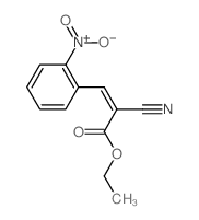 Ethyl (Z)-2-cyano-3-(2-nitrophenyl)prop-2-enoate结构式