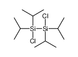 chloro-[chloro-di(propan-2-yl)silyl]-di(propan-2-yl)silane Structure