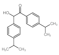Ethanone, 2-hydroxy-1,2-bis[4-(1-methylethyl)phenyl]- Structure