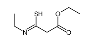 ethyl 3-(ethylamino)-3-sulfanylidenepropanoate结构式