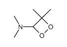 3,3-dimethyl-4-(N,N-dimethylamino)-1,2-dioxetane结构式