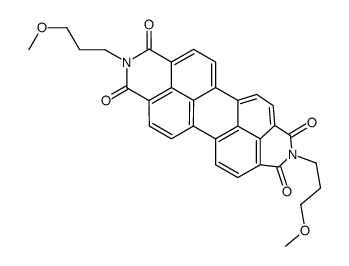 2,9-bis(3-methoxypropyl)anthra[2,1,9-def:6,5,10-d'e'f']diisoquinoline-1,3,8,10(2H,9H)-tetrone结构式