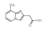 (8-甲基-咪唑并[1,2-a]吡啶-2-基)-乙酸结构式