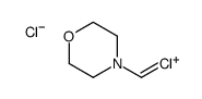 4-(chloromethylidene)morpholin-4-ium,chloride结构式