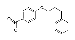 1-nitro-4-(3-phenylpropoxy)benzene Structure