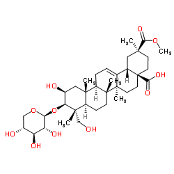 商陆皂苷乙结构式