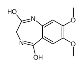 7,8-dimethoxy-3,4-dihydro-1H-1,4-benzodiazepine-2,5-dione Structure