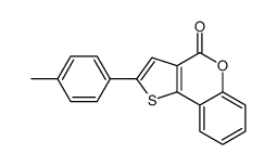 2-(4-methylphenyl)thieno[3,2-c]chromen-4-one结构式