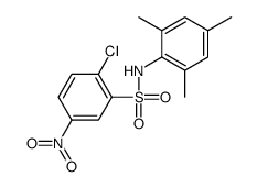 2-chloro-5-nitro-N-(2,4,6-trimethylphenyl)benzenesulfonamide结构式
