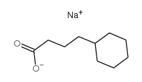 sodium cyclohexanebutyrate Structure