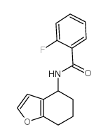 Benzamide, 2-fluoro-N-(4,5,6,7-tetrahydro-4-benzofuranyl)- (9CI)结构式