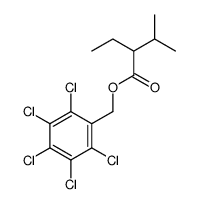 (2,3,4,5,6-pentachlorophenyl)methyl 2-ethyl-3-methylbutanoate Structure