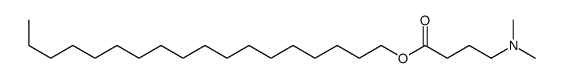 octadecyl 4-(dimethylamino)butanoate Structure