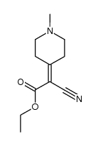 cyano-(1-methyl-piperidin-4-ylidene)-acetic acid ethyl ester结构式