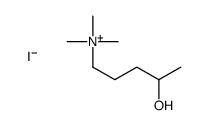 4-hydroxypentyl(trimethyl)azanium,iodide Structure