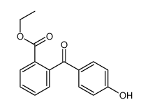 ethyl 2-(4-hydroxybenzoyl)benzoate结构式