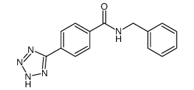 N-benzyl-4-(2H-tetrazol-5-yl)benzamide Structure