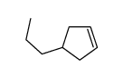 4-propylcyclopentene结构式