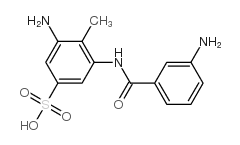 3-amino-4-methyl-5-(3-aminobenzamido)benzene sulfonic acid picture