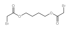 Bromoacetic acid 1,4-butanediyl ester Structure