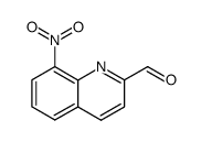 8-nitro-2-quinolinecarboxaldehyde Structure