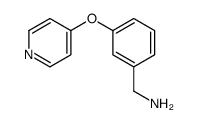 Benzenemethanamine, 3-(4-pyridinyloxy)- (9CI) Structure