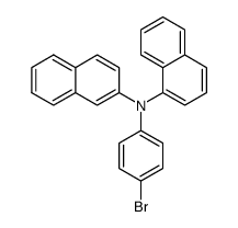 N-(4-bromophenyl)-N-(naphtho-2-yl)-1-naphthylamine Structure
