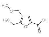 5-Ethyl-4-methoxymethyl-furan-2-carboxylic acid结构式