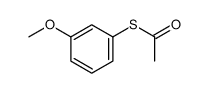 S-(3-methoxyphenyl) ethanethioate Structure