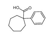 1-phenylcycloheptane-1-carboxylic acid Structure
