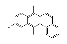 10-fluoro-7,12-dimethylbenz(a)anthracene structure